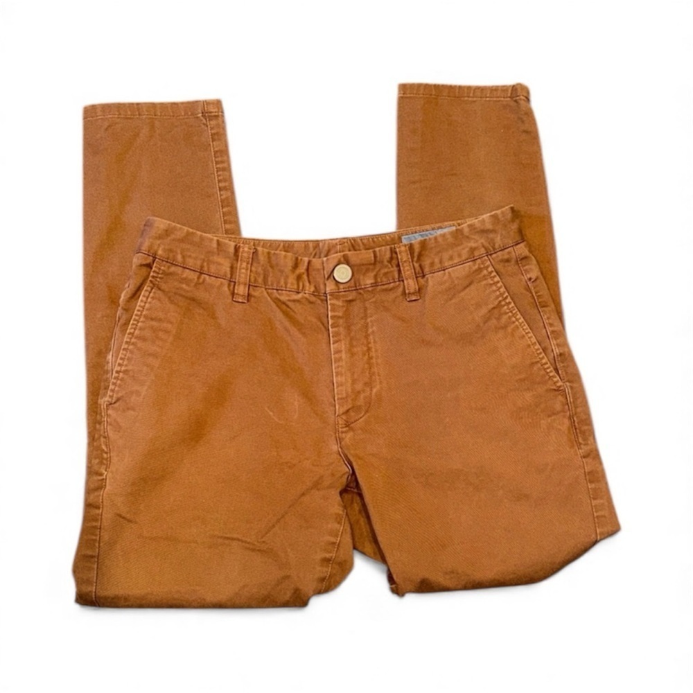 Bonobos Men's slim fit rust color Chinos size 29/32